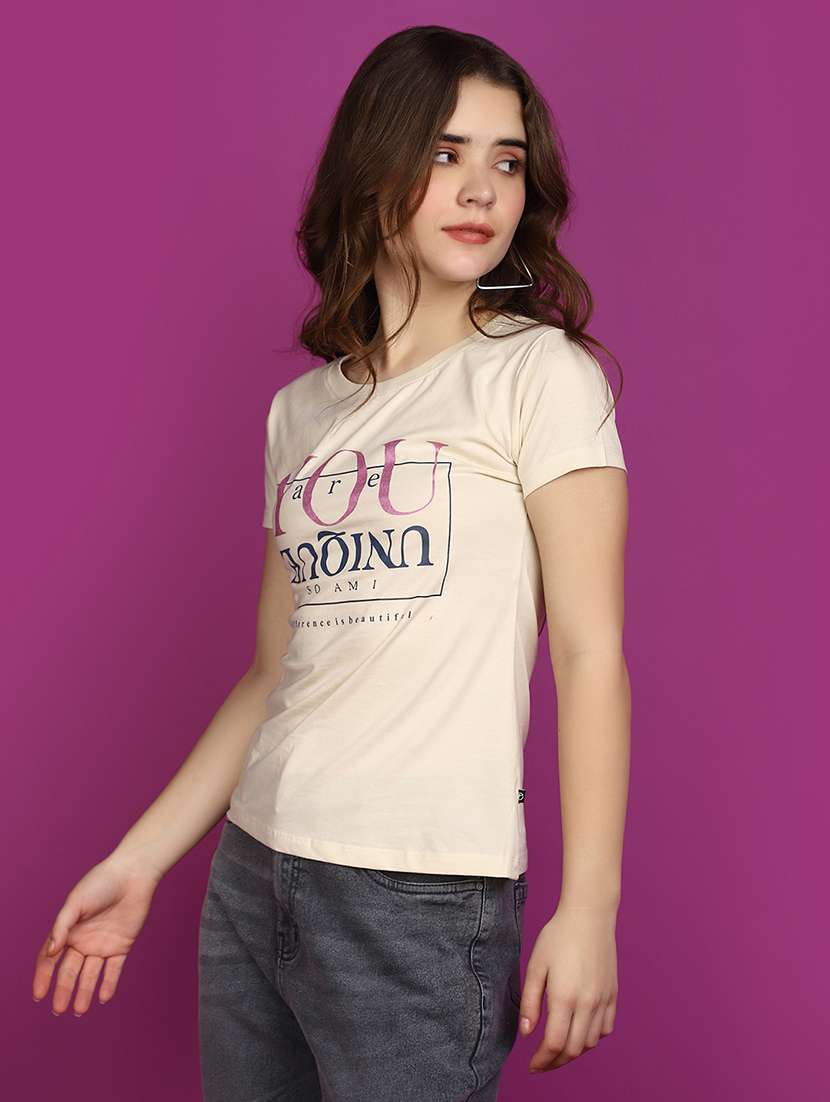 grey cotton regular tshirt - 20764123 -  Standard Image - 1