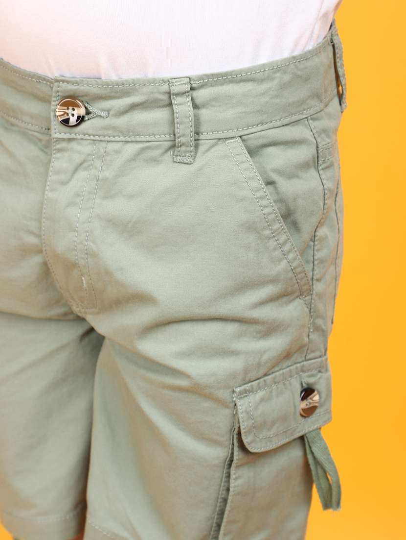 boys mid rise cotton shorts  - 20764142 -  Standard Image - 4