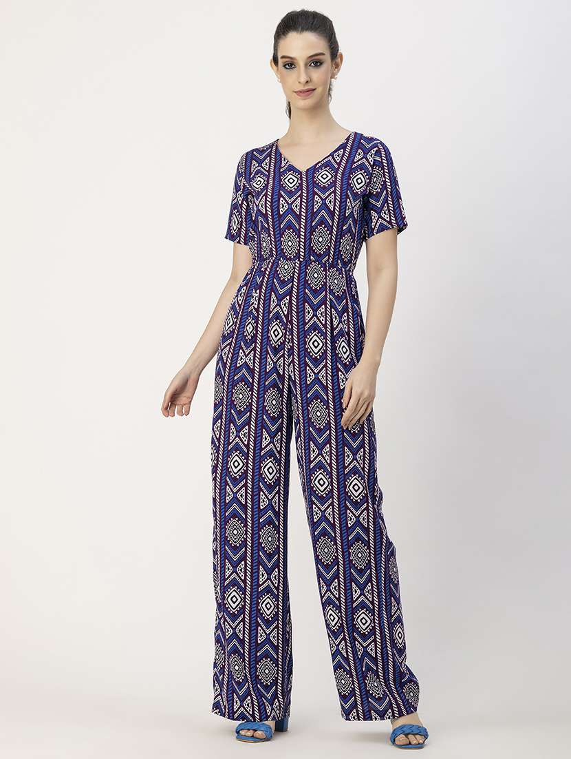 women printed full length jumpsuit - 20765913 -  Zoom Image - 0