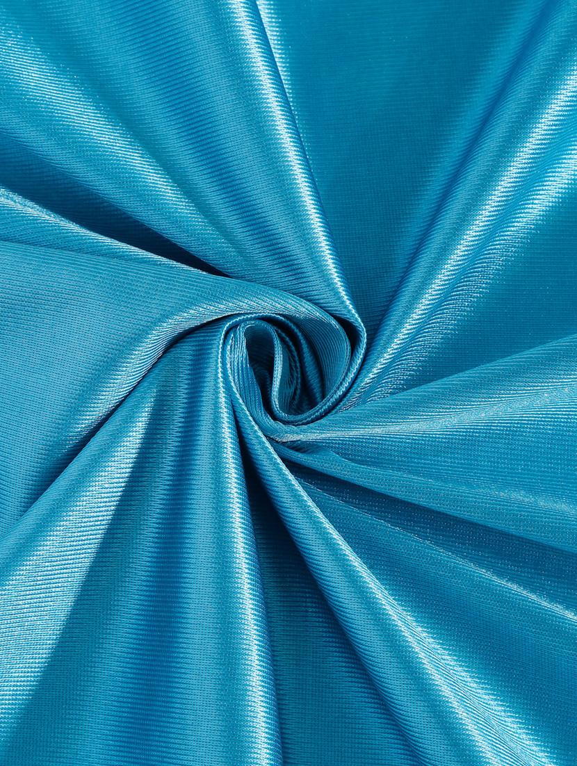 fashion string 3 pieces floral blossoms eyelet polyester long door curtains - 9 feet, blue - 20766910 - Standard Image - 1