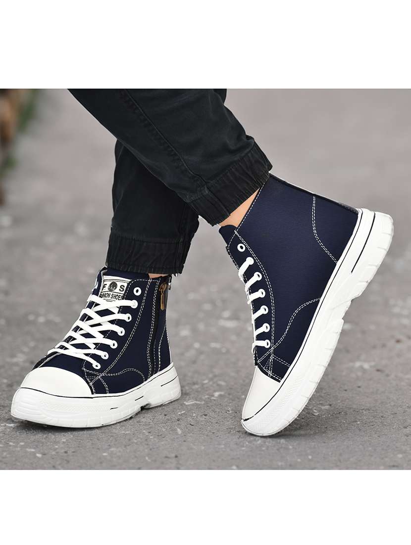 men lace up ankle sneaker - 20767379 -  Standard Image - 1