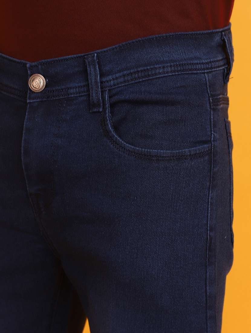 men mid rise washed denim jeans - 20767507 -  Standard Image - 4