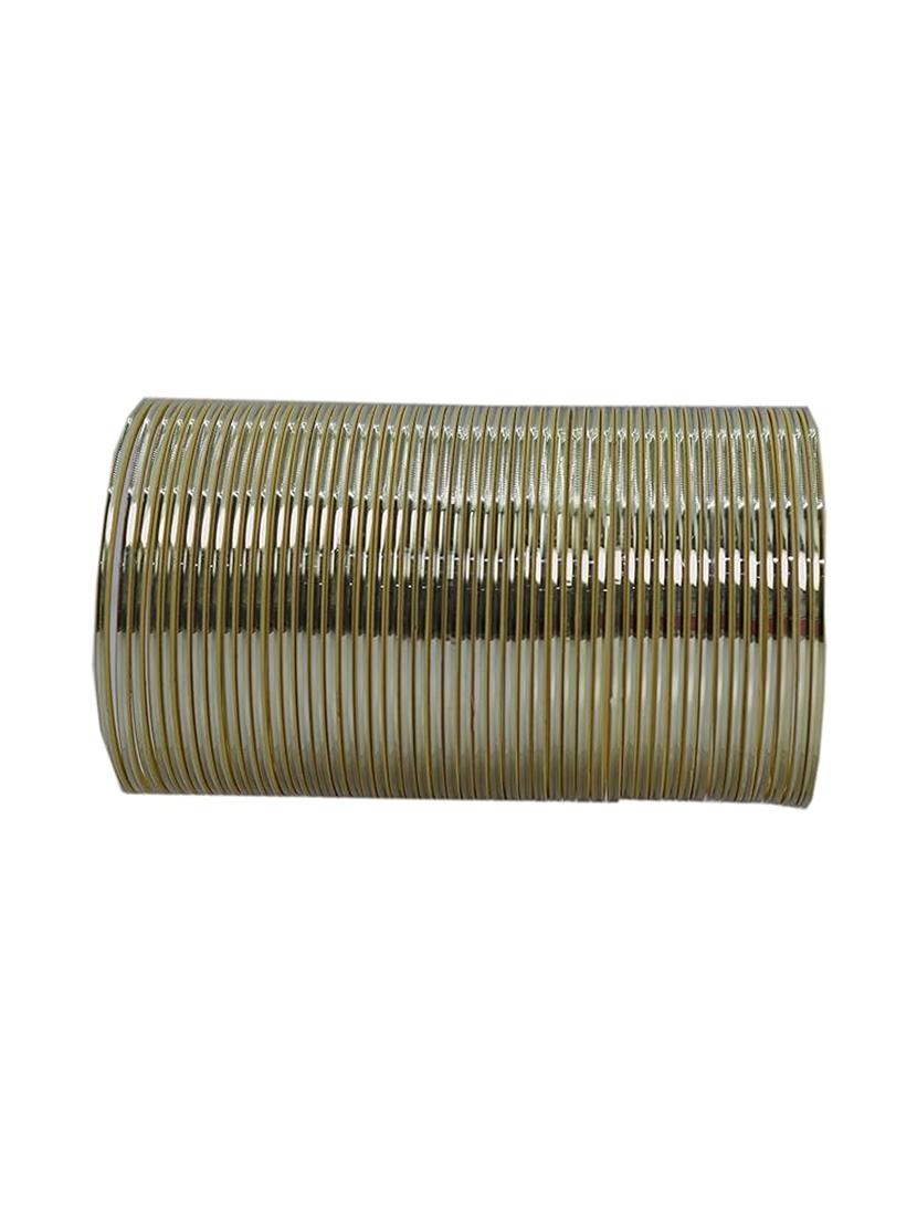beige metal bangles - 20775569 - Standard Image - 1