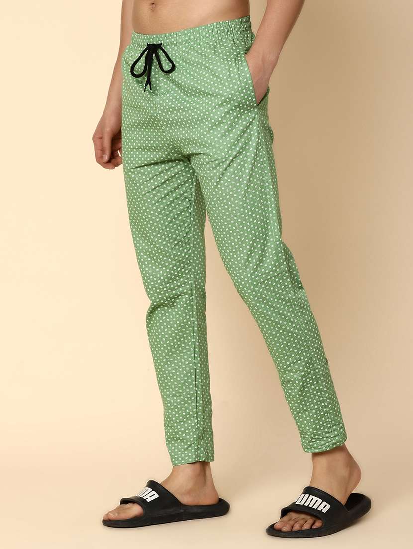 men mid rise printed pyjama - 20785031 -  Standard Image - 1