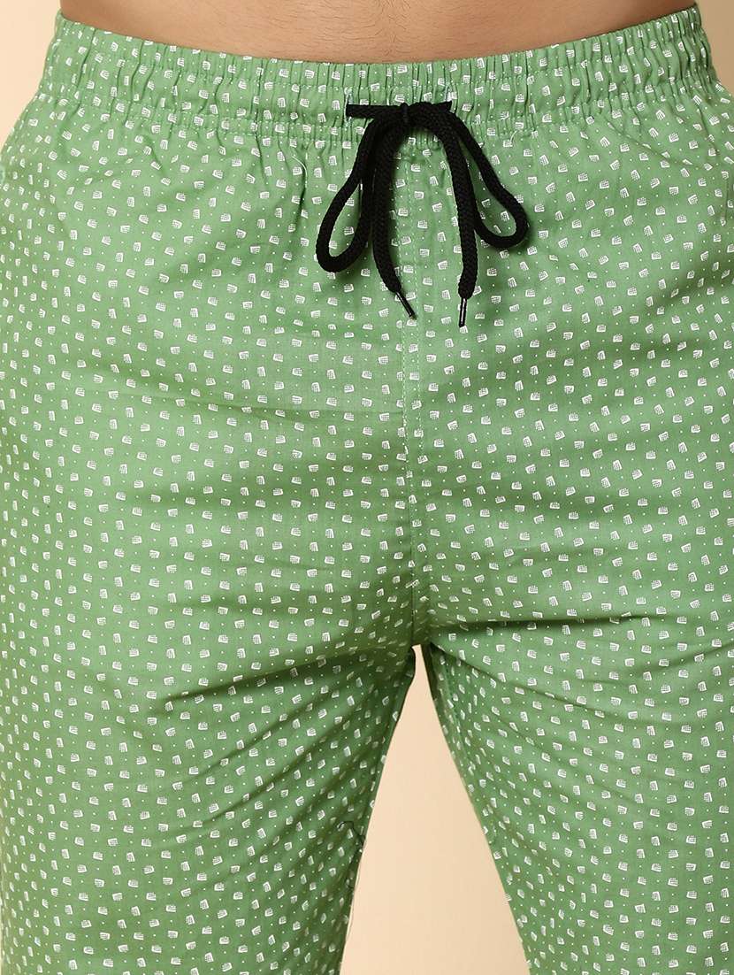 men mid rise printed pyjama - 20785031 -  Standard Image - 4