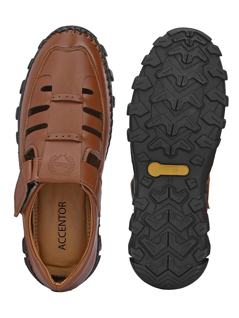 tan back strap sandal - 20795170 - Standard Image - 4
