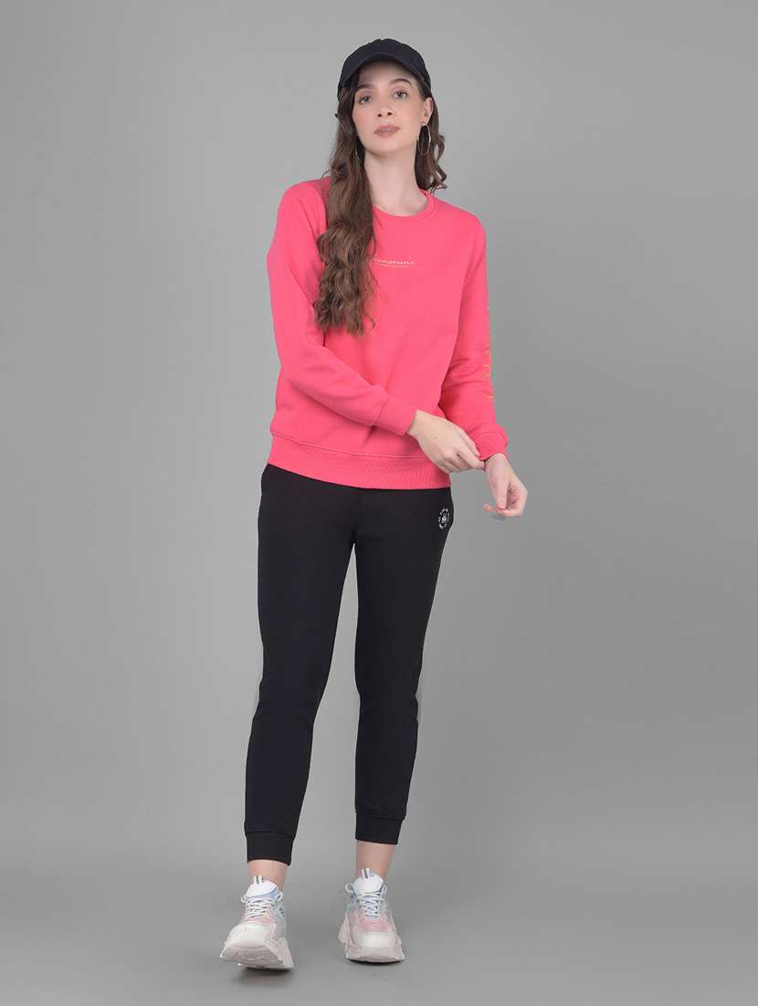 black cotton blend jogger - 20796971 -  Standard Image - 4