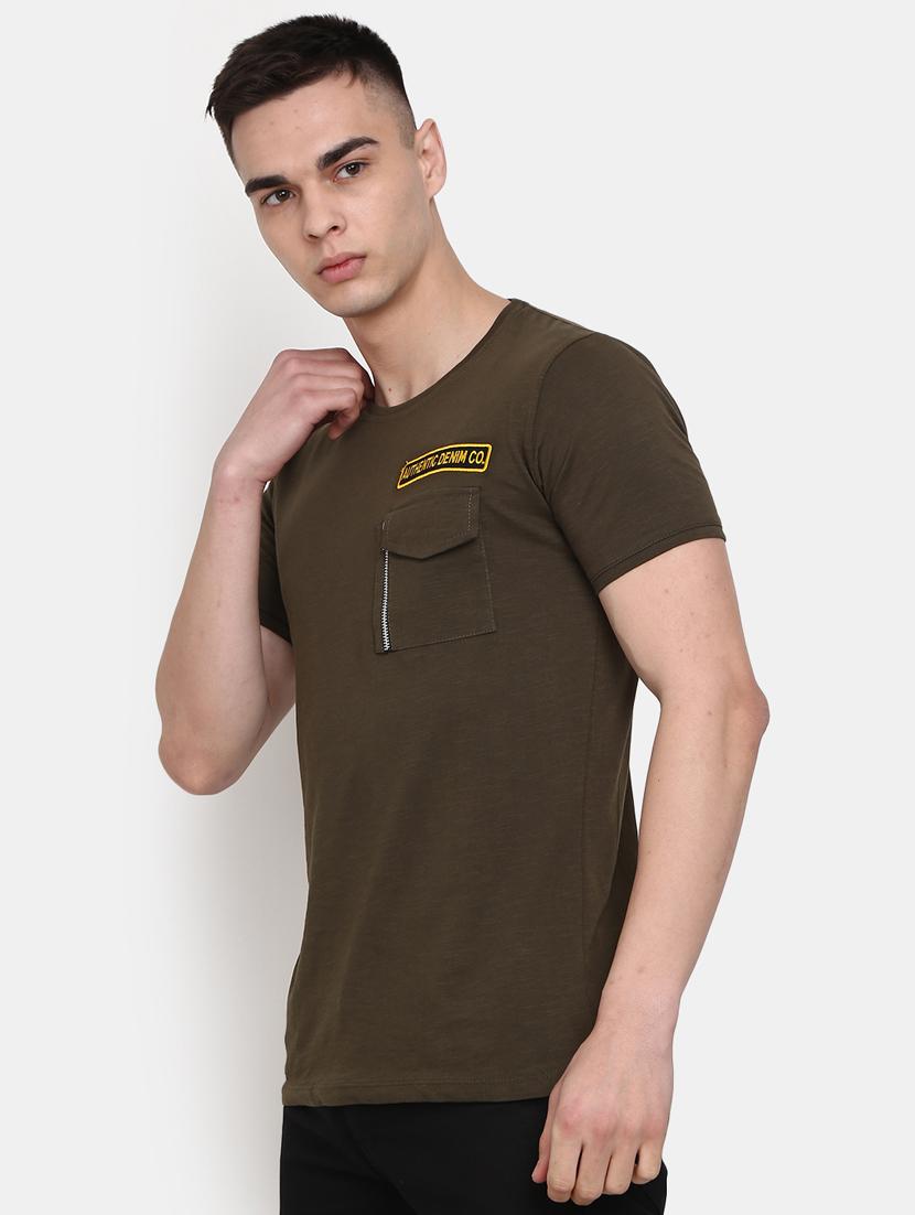 men placement print cotton t-shirt - 20799584 - Standard Image - 1
