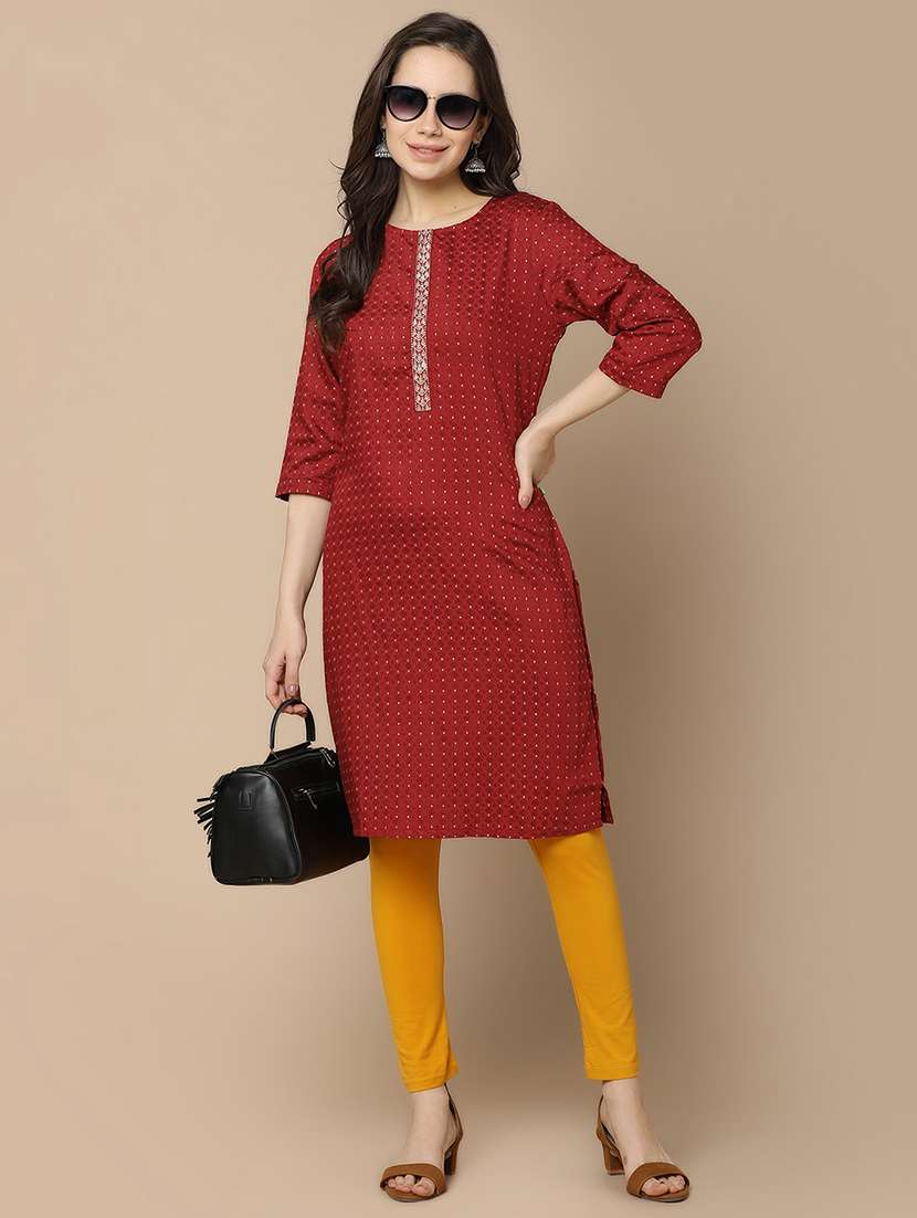 women mustard solids leggings - 20806440 -  Standard Image - 4