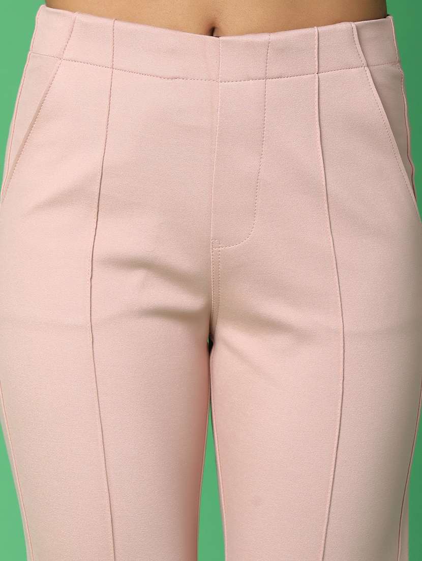 pink cotton peg  trouser - 20806576 -  Standard Image - 4