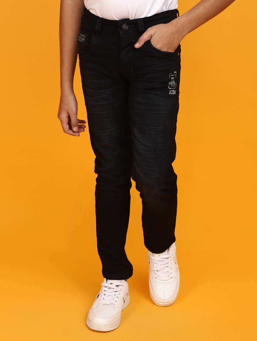 boys slim fit solid jean
