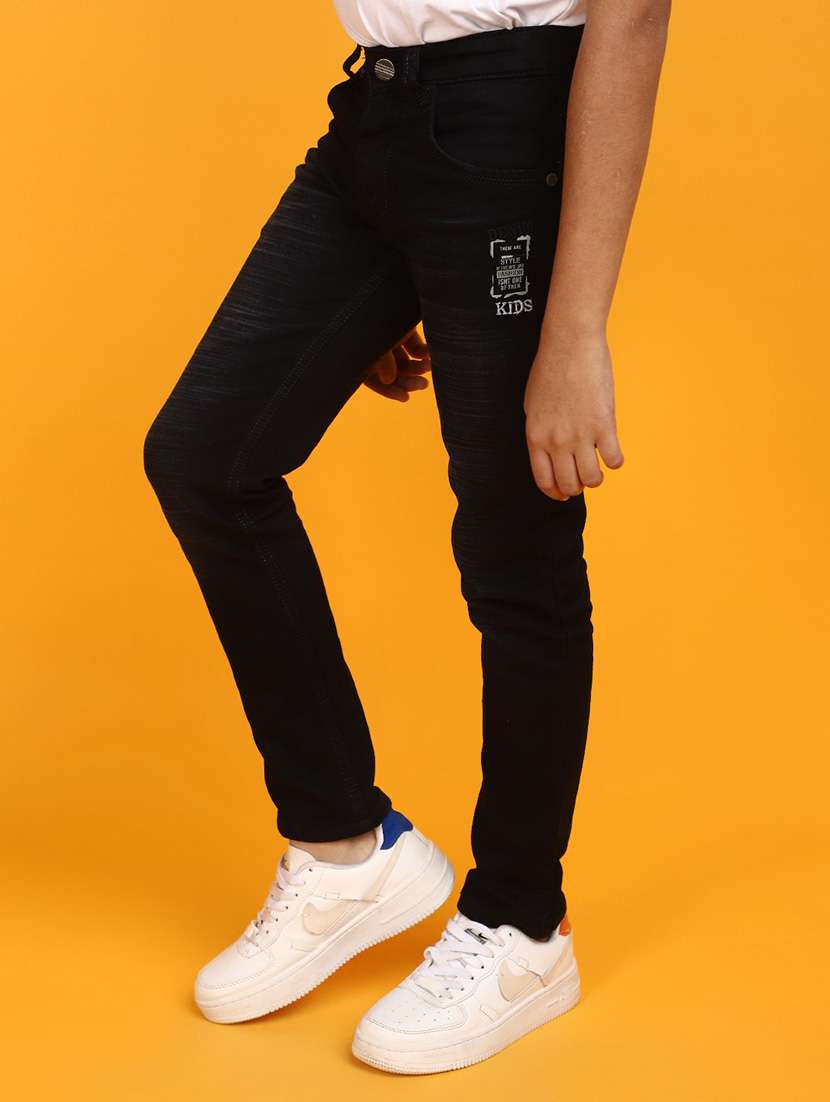 boys slim fit solid jean - 20806602 -  Standard Image - 1