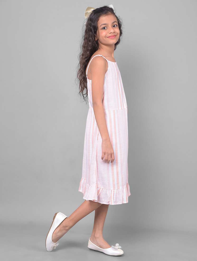 pink viscose frock - 20806623 -  Standard Image - 4