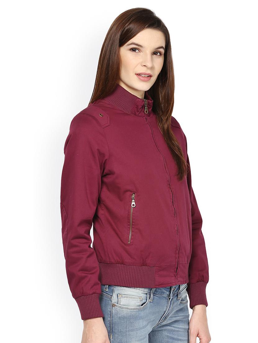 wine cotton regular jacket - 20810316 - Standard Image - 1