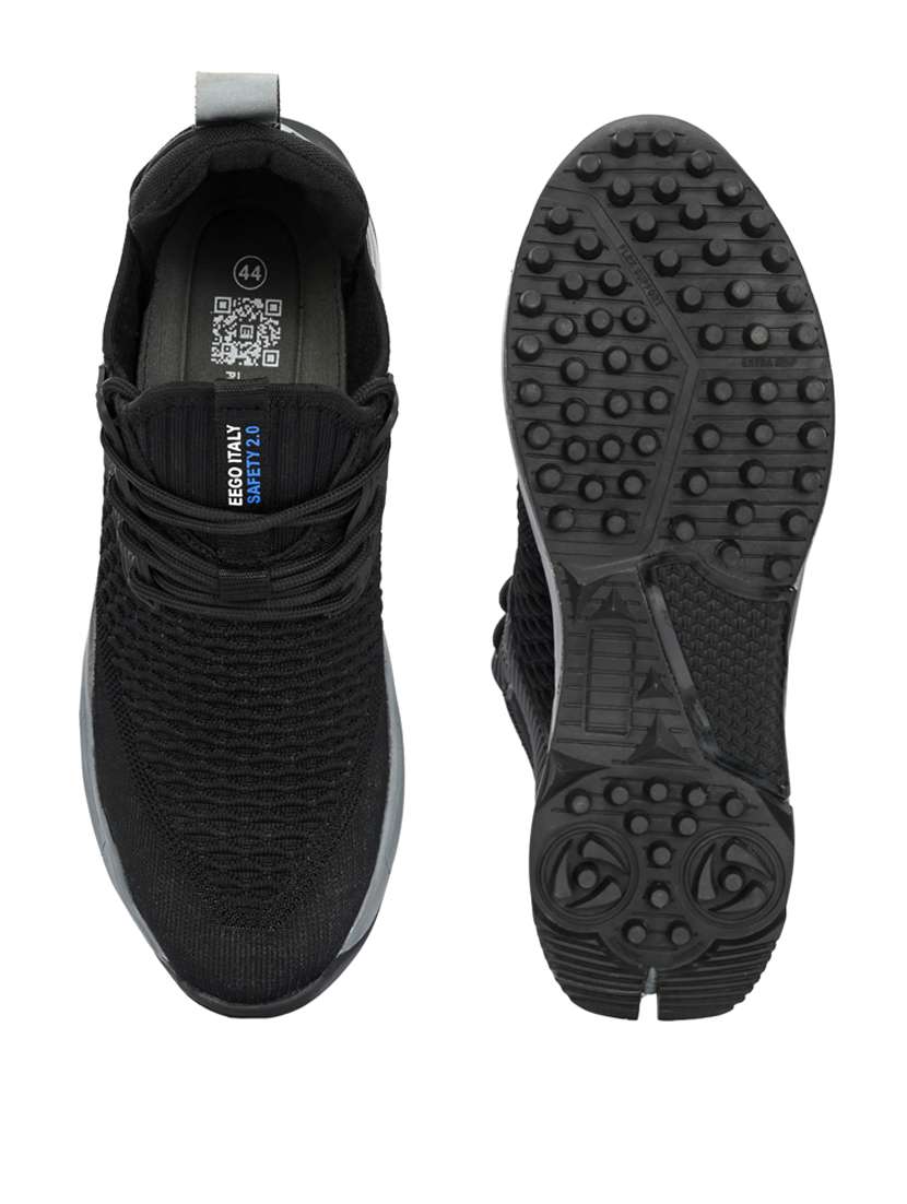 black lace up sport shoe - 20811876 - Standard Image - 6