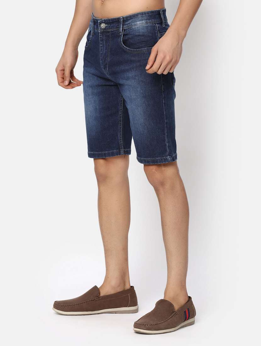men washed mid rise short - 20813235 -  Standard Image - 1