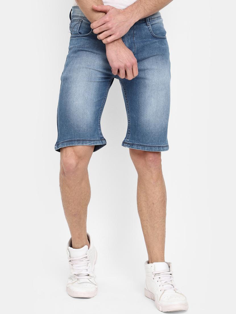 men mid rise denim bermuda - 20813236 - Zoom Image - 0