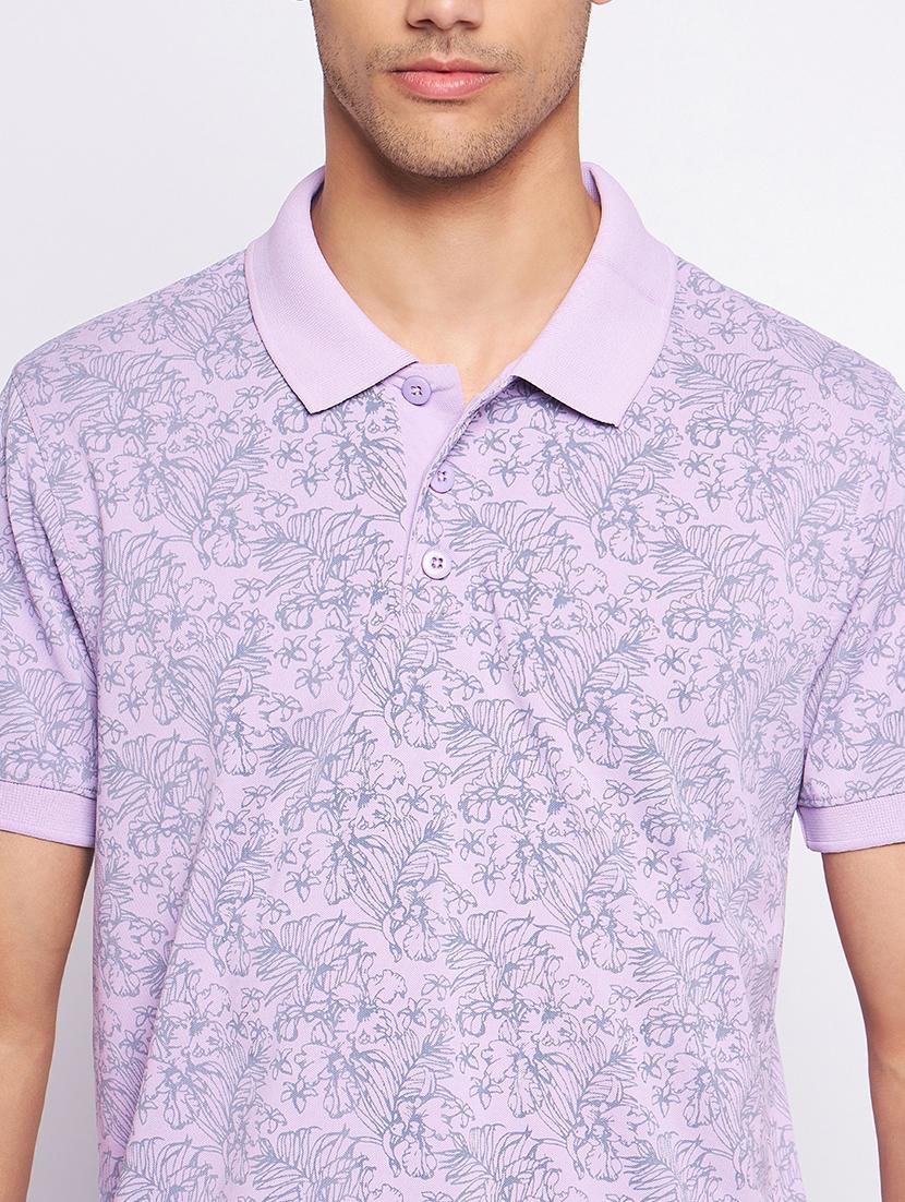 men polo neck printed t-shirt - 20814399 - Standard Image - 4