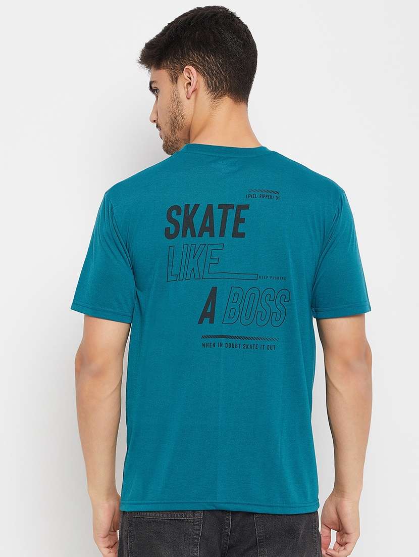 men typographic short sleeve regular fit t-shirt