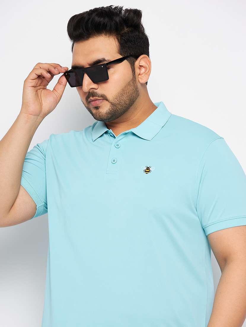 ai aqua polyester plain tshirt - 20814490 -  Standard Image - 1