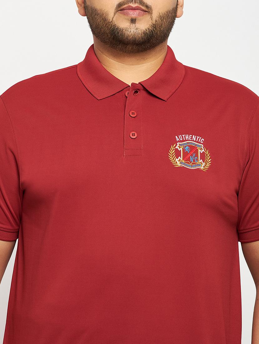 rust polyester plain tshirt - 20814504 - Standard Image - 4