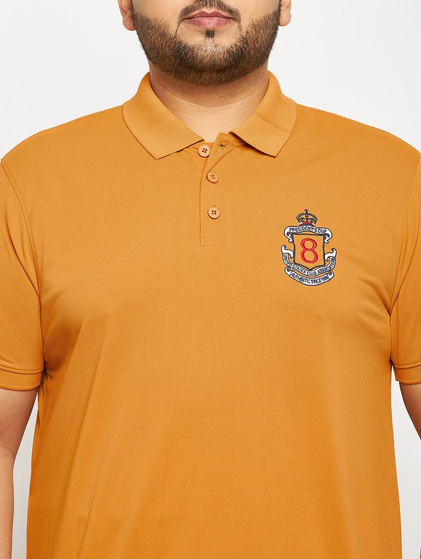 mustard polyester plain tshirt - 20814508 - Standard Image - 4