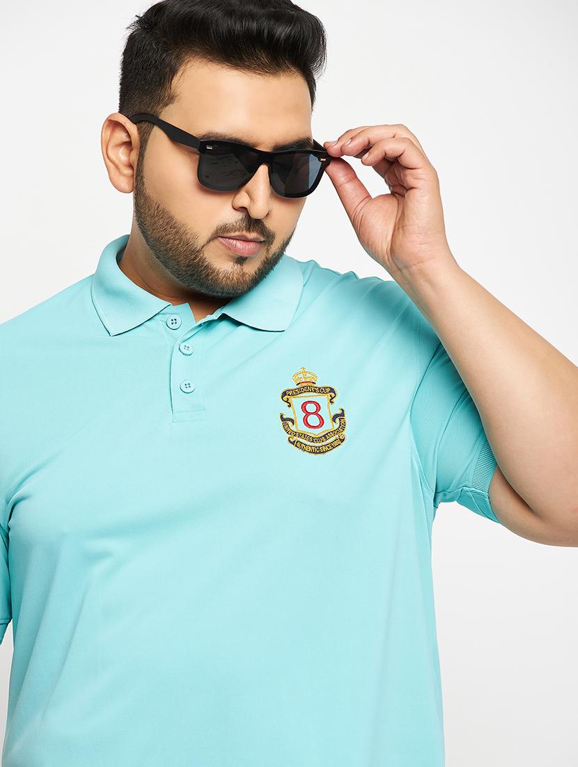 ai aqua polyester plain tshirt - 20814509 -  Standard Image - 1