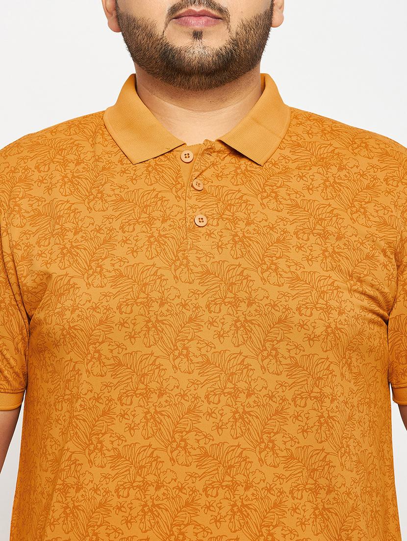 mustard polyester all over print tshirt - 20814526 - Standard Image - 4
