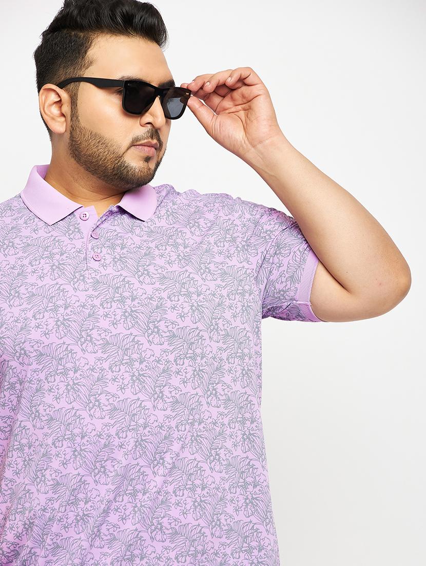 men polo neck printed t-shirt - 20814527 - Standard Image - 1