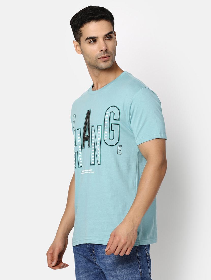 ai aqua chest print t-shirt - 20815963 - Standard Image - 1