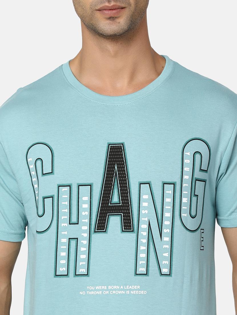 ai aqua chest print t-shirt - 20815963 - Standard Image - 4