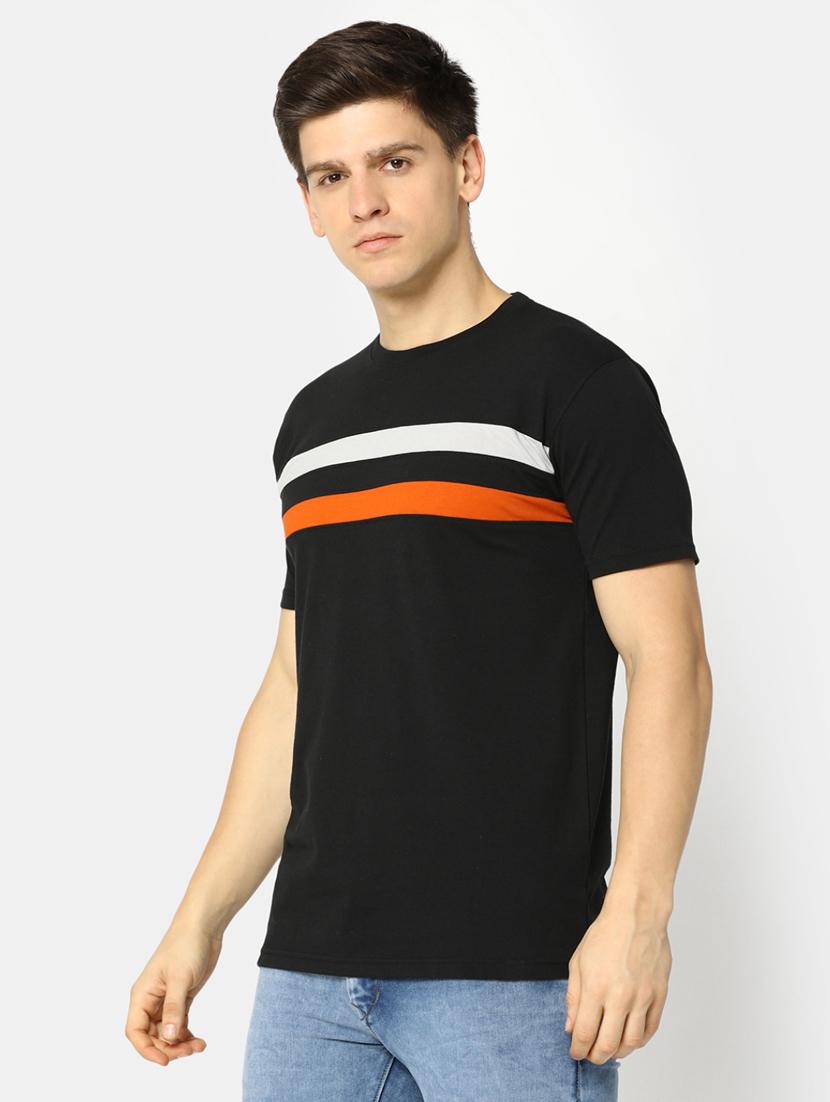 men chest print short sleeves t-shirt - 20816163 - Standard Image - 1