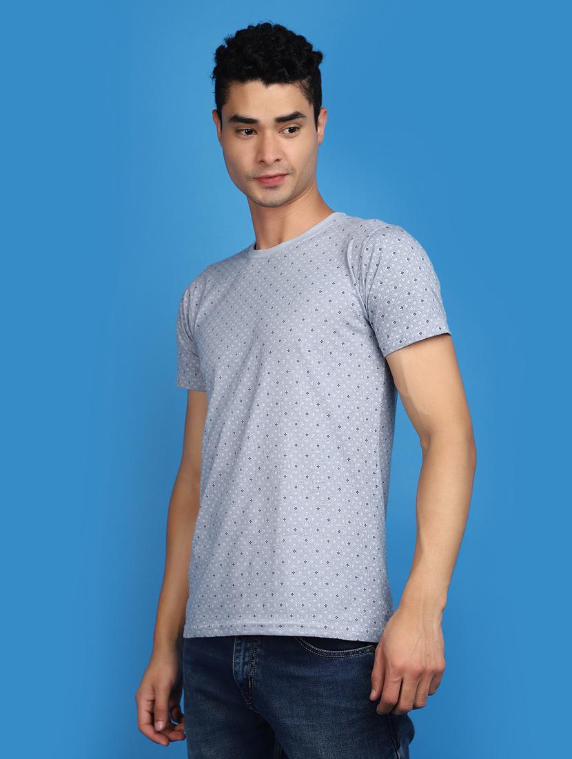 men round neck printed t-shirt - 20817382 - Standard Image - 1