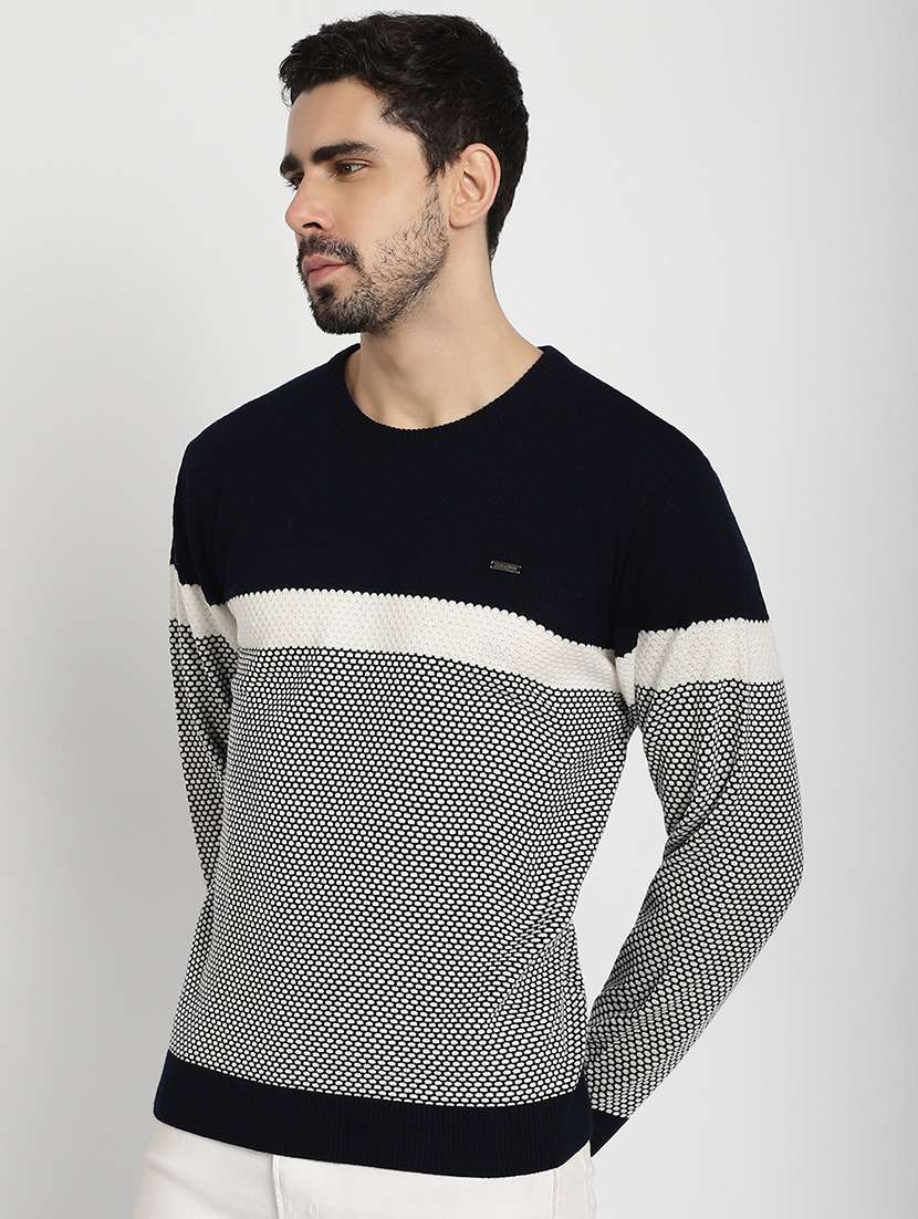 men acrylic long sleeve pullover - 20817784 -  Standard Image - 1