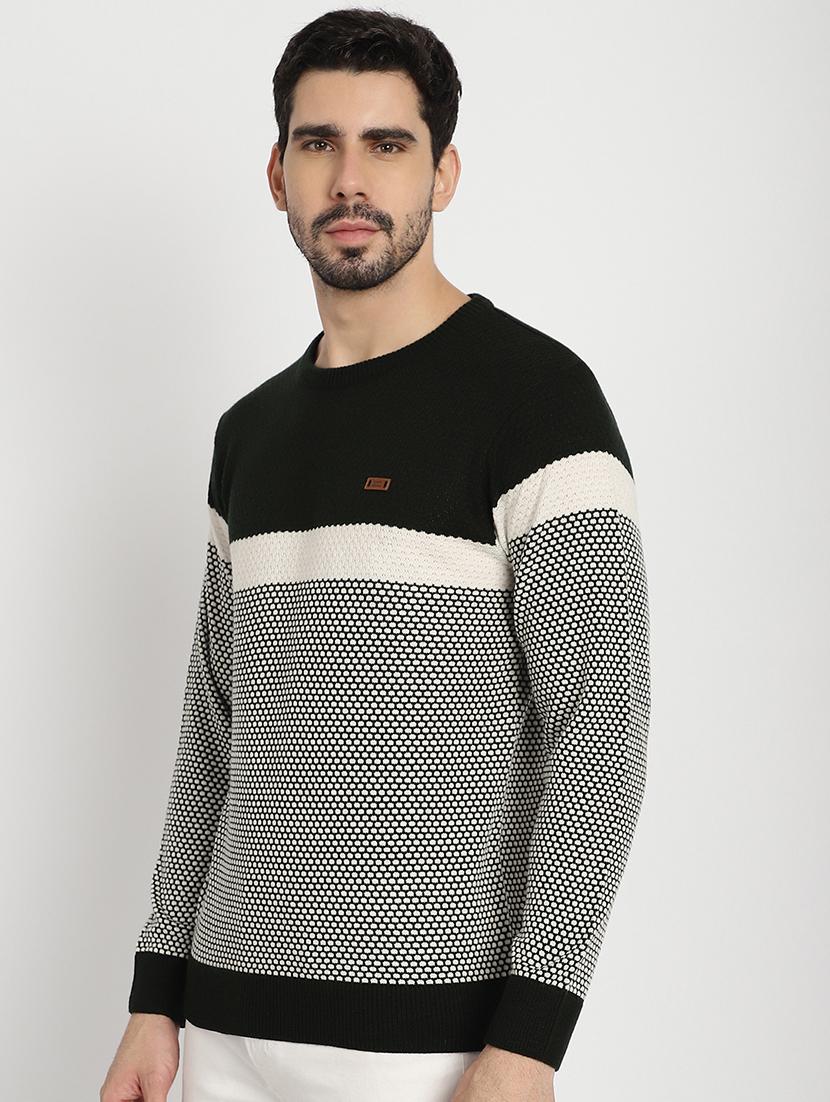 men acrylic long sleeve pullover - 20817785 - Standard Image - 1