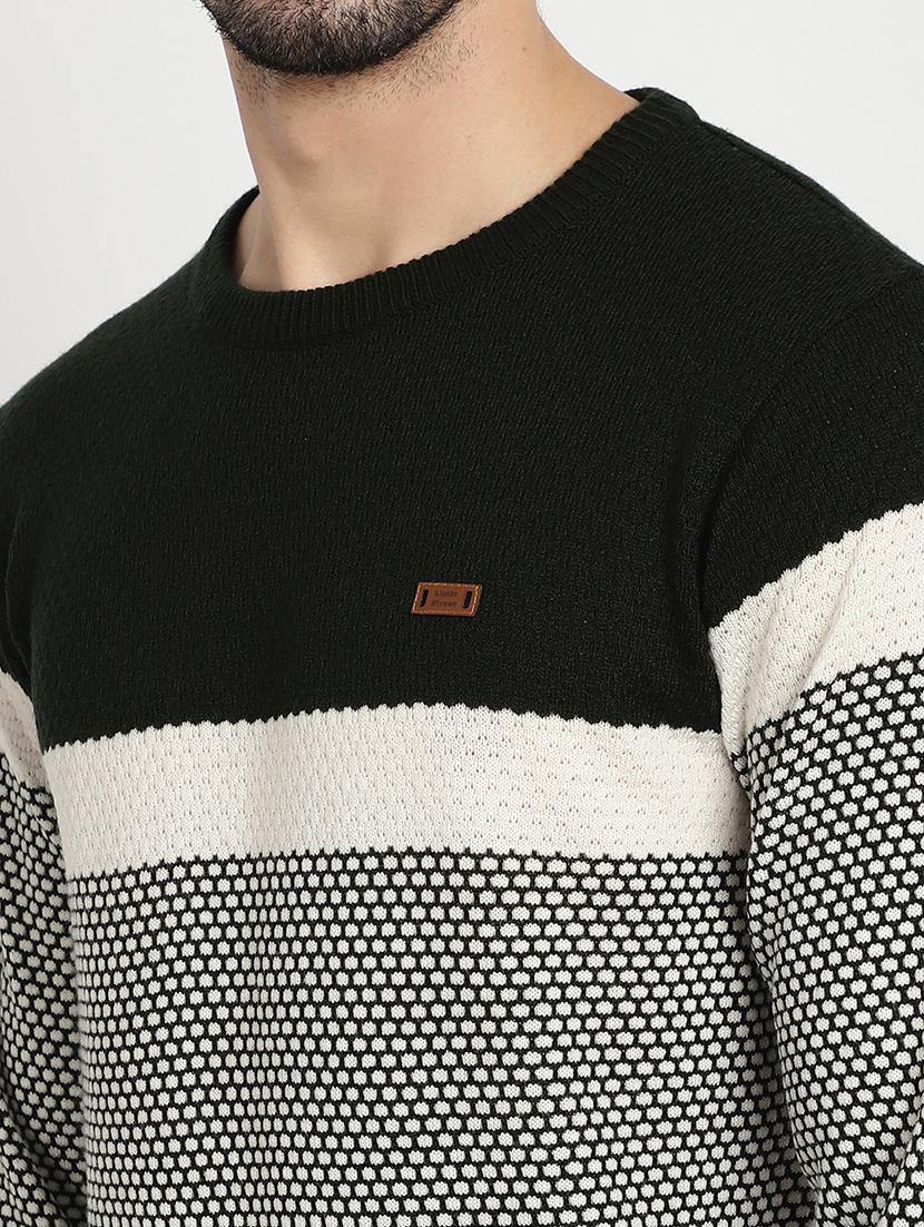 men acrylic long sleeve pullover - 20817785 - Standard Image - 4