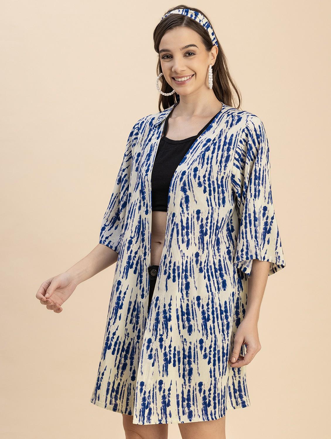 off white printed detailed regular shrug - 20817925 -  Standard Image - 1
