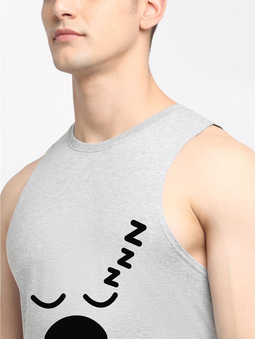 men round neck chest print t-shirt - 20822304 - Standard Image - 4
