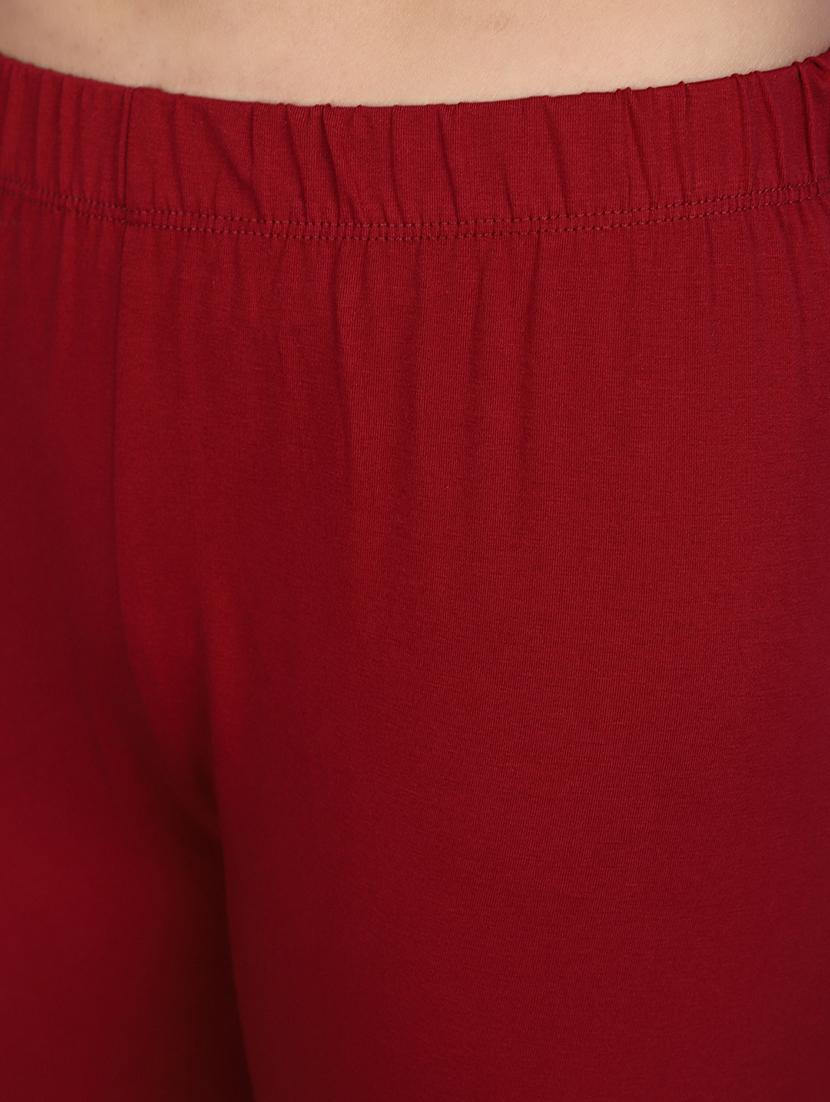 women solid full length legging - 20825625 - Standard Image - 4