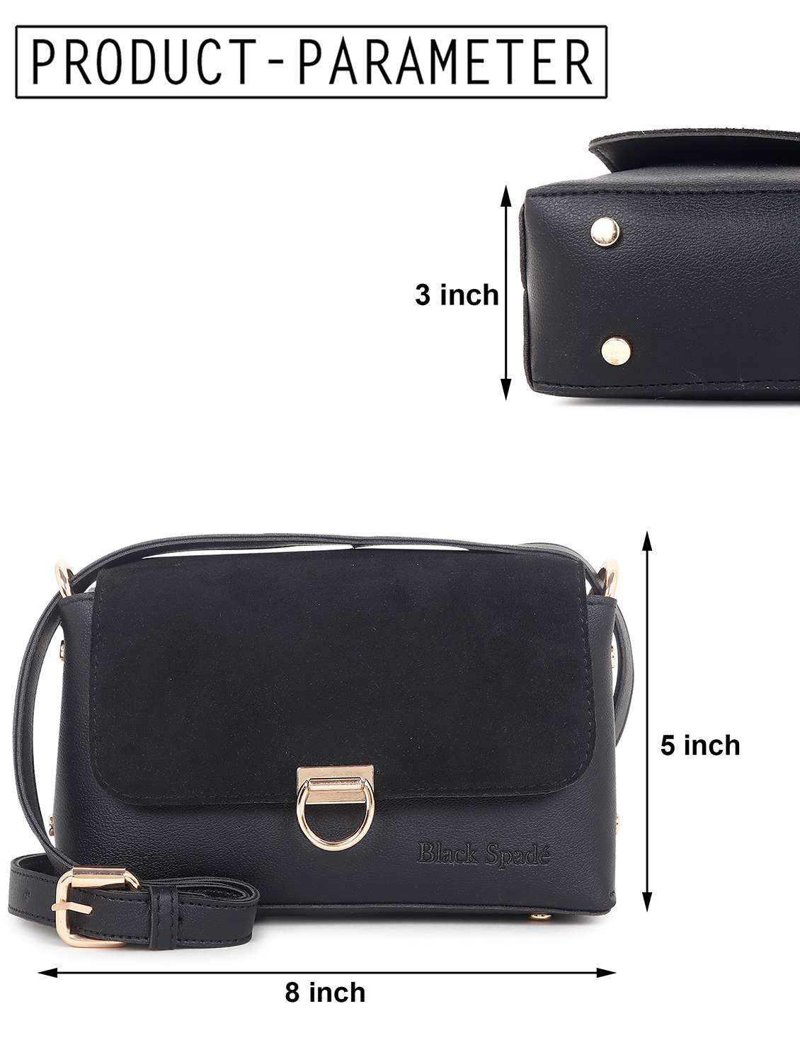 women's solid sling bag - 20826423 - Standard Image - 4