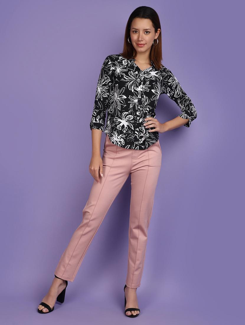 black printed regular shirt - 20826442 - Standard Image - 4