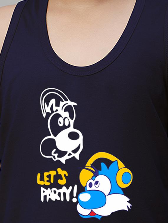 boys graphic print cotton vest - 20826854 - Standard Image - 4