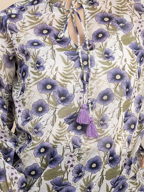 off white floral printed regular to[p - 20828397 - Standard Image - 4