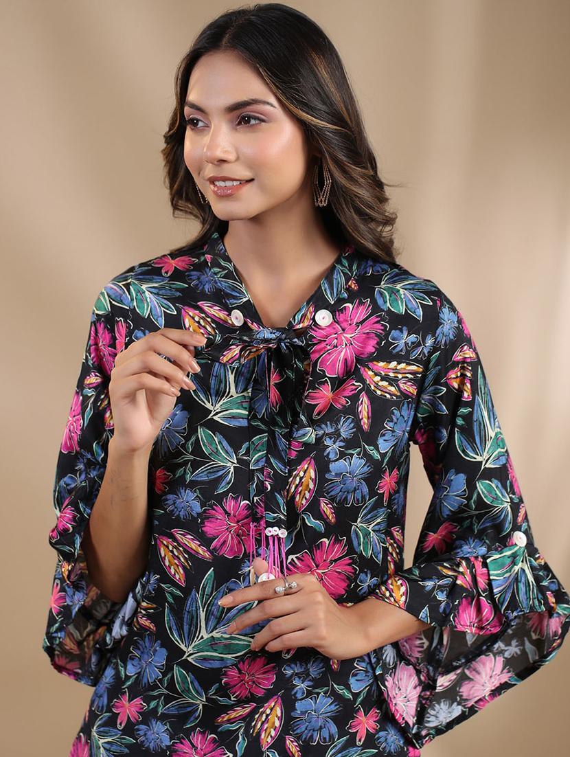 black silk coord set - 20829978 - Standard Image - 4