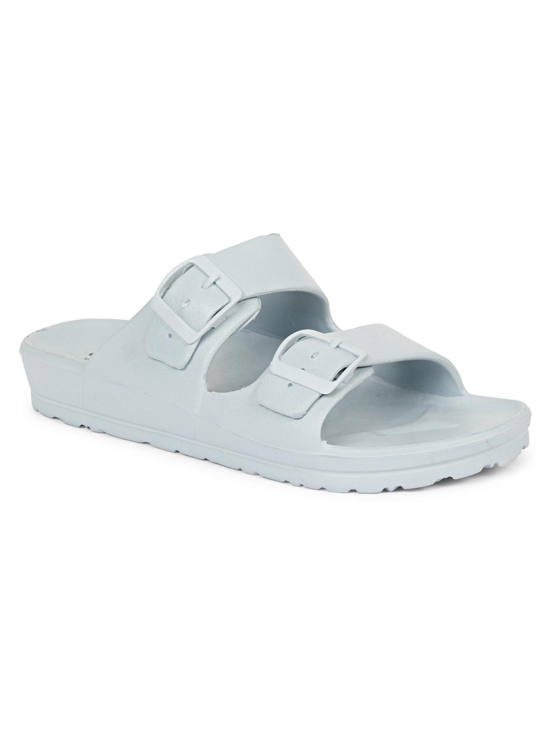 grey eva slides flip flops - 20830714 - Standard Image - 1