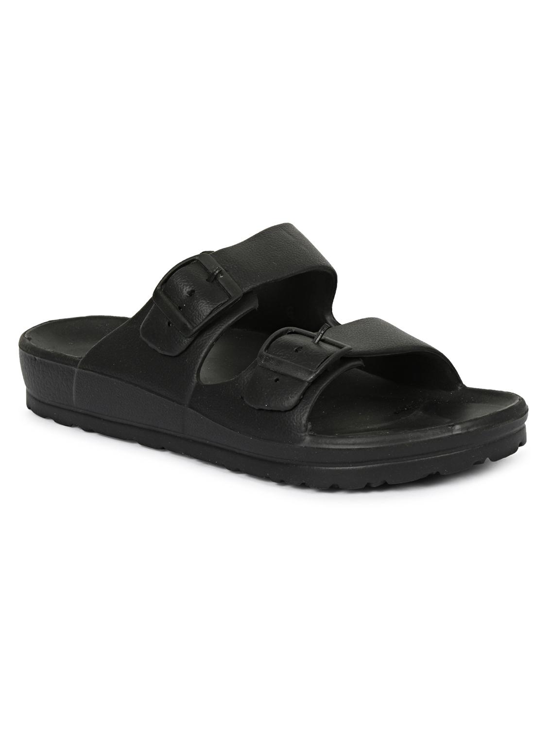 black eva slip on flip flops - 20830722 - Standard Image - 1