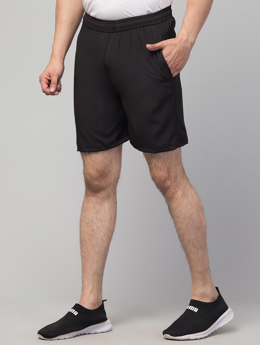 men mid rise solid shorts - 20830741 - Standard Image - 1