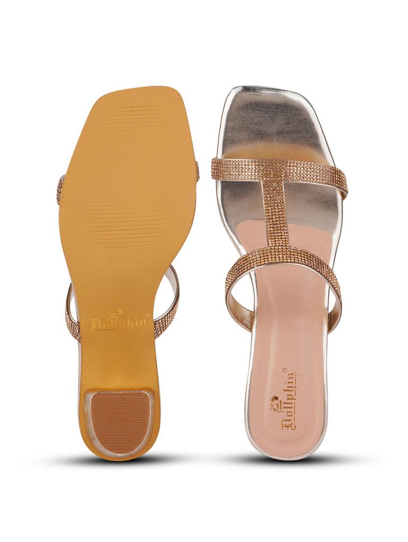 women slip on block heel sandal - 20831288 - Standard Image - 4