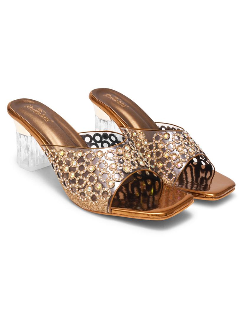 women slip on block heel sandal - 20831295 - Standard Image - 1