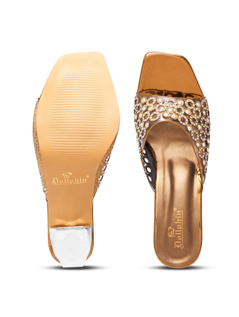 women slip on block heel sandal - 20831295 - Standard Image - 4